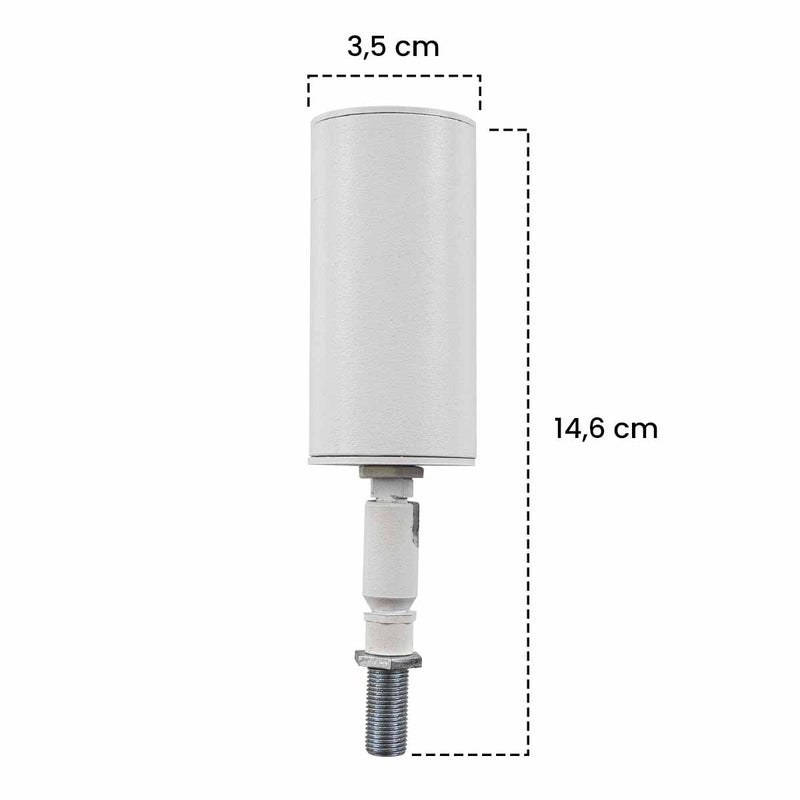 Mini Spot Usinado S/ Canopla p/ GU10 MR11 Technoline ST3164