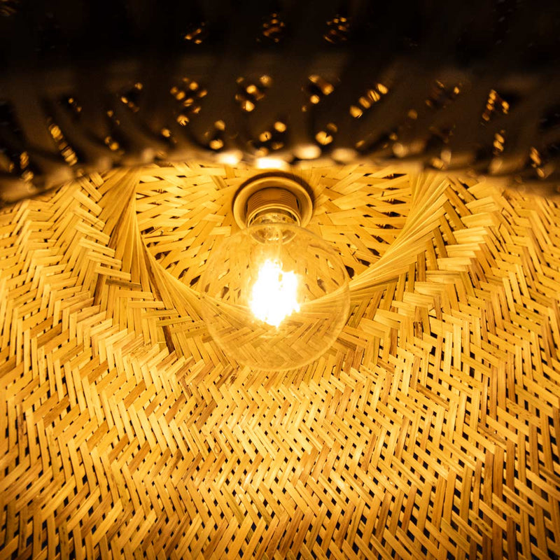 Pendente Sumatra Meia Lua 55CM em Fibra de Bambu  P-SUMATRA-55 GMH ST3161