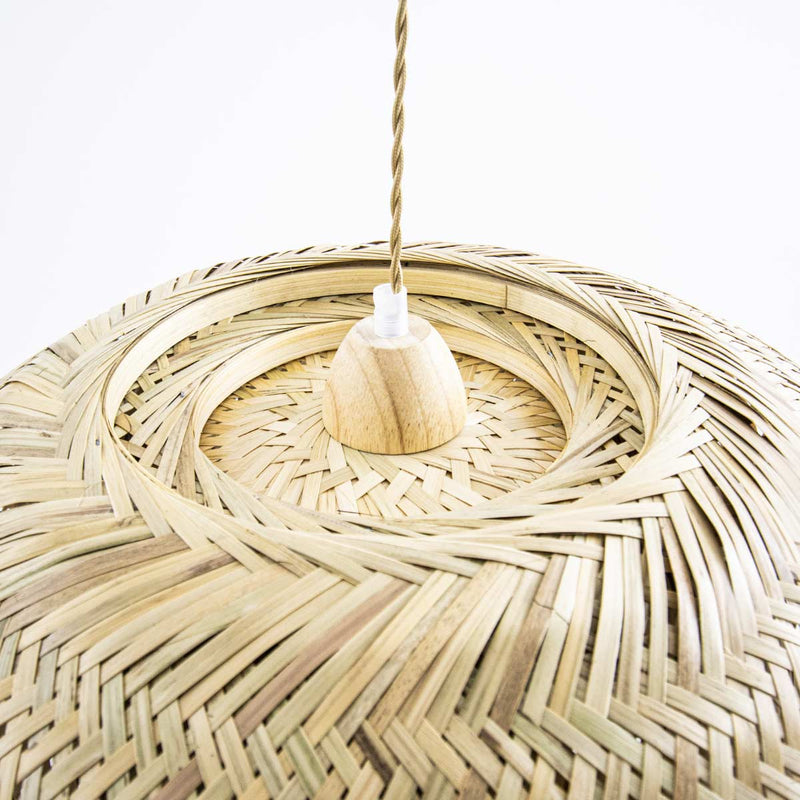 Pendente Sumatra Meia Lua 55CM em Fibra de Bambu  P-SUMATRA-55 GMH ST3161
