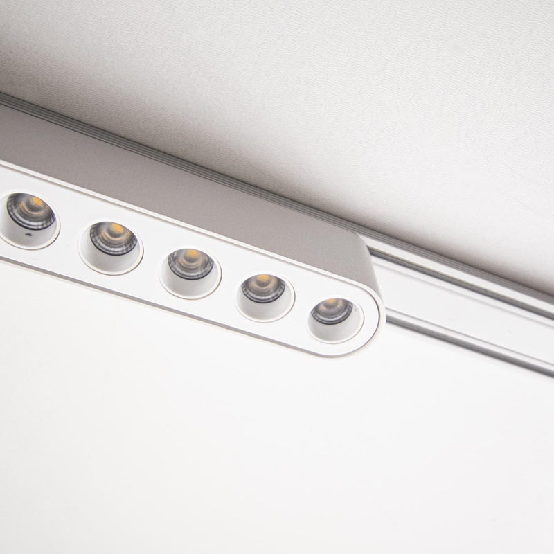 Spot LED 12W Pontual Kay Magnético 3000k P/ Trilho IRC90 6700 Nordecor St3071