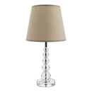 Base Para Abajur Crily Cromado e Transparente 1xe27 TE0127 Bella Iluminação (Sem Cupúla)