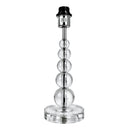 Base Para Abajur Crily Cromado e Transparente 1xe27 TE0127 Bella Iluminação (Sem Cupúla)
