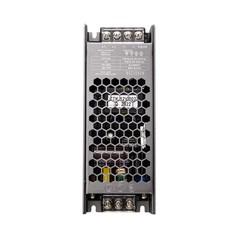 Fonte de Alimentação NORD DC12V P/ Fita LED 120W 10A IP20 7288 Nordecor ST3216