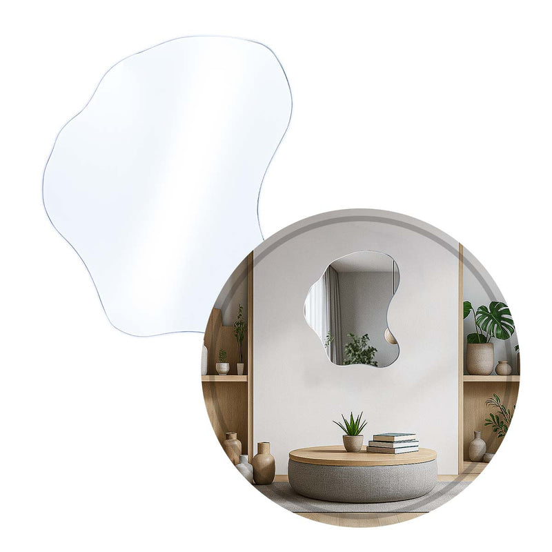 Espelho Orgânico Médio Decorativo Lapidado P/ Banheiro Sala ST3219