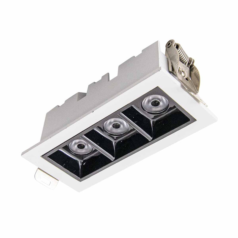 Spot LED de Embutir Calli 6W 3000k Branco e Preto Bella Iluminação ST3221