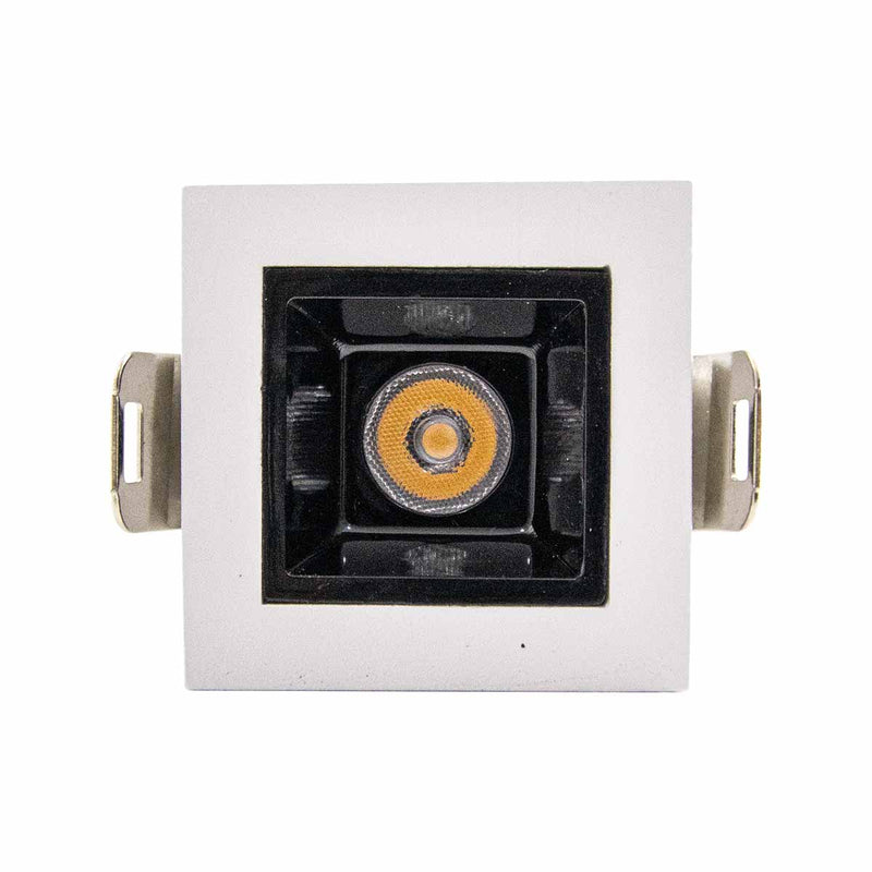 Spot LED de Embutir Calli 2W 3000k Branco e Preto Bella Iluminação ST3221