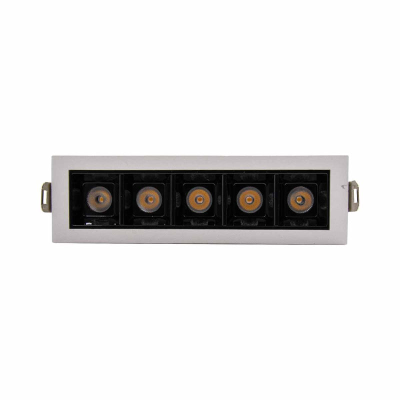 Spot LED de Embutir Calli 10W 3000k Branco e Preto Bella Iluminação ST3221