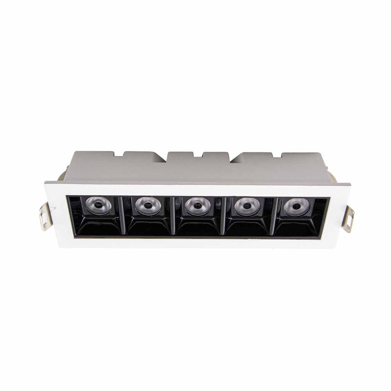 Spot LED de Embutir Calli 10W 3000k Branco e Preto Bella Iluminação ST3221