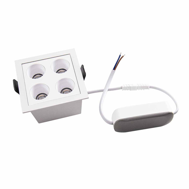Spot LED  Downlight POWERUS Embutir 8W 3000K 38° IRC90 6732 Nordecor ST3223