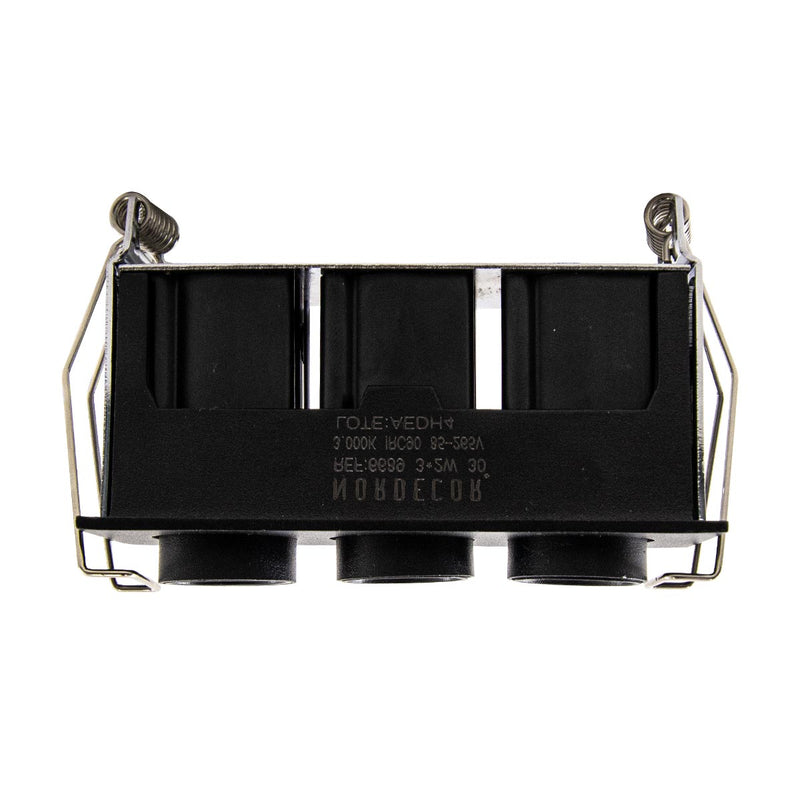 Spot LED Embutir Kawi Retrátil Triplo 6W 3000K IP20 IRC90 Nordecor ST3225