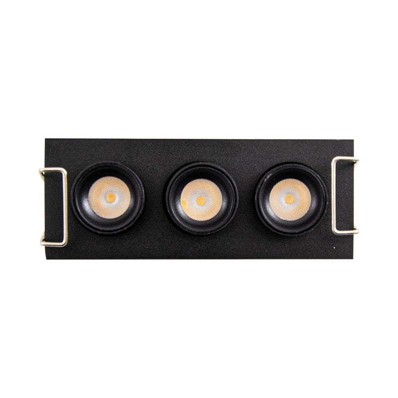 Spot LED Embutir Kawi Retrátil Triplo 6W 3000K IP20 IRC90 Nordecor ST3225