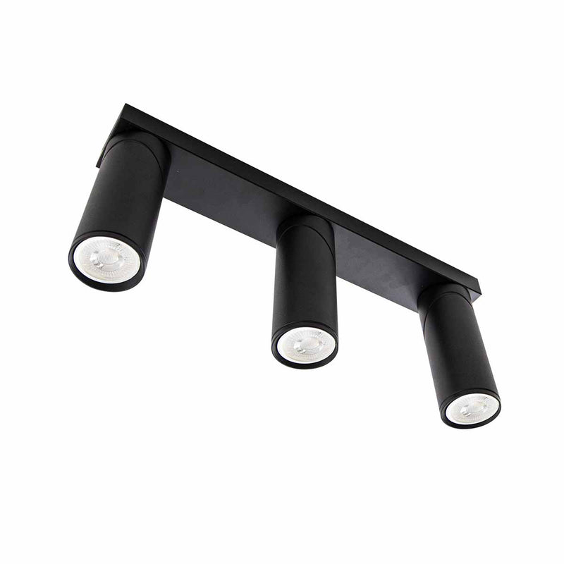 Spot Piere Sobrepor Triplo Direcionável c/ Canopla p/ MR16 6345 Nordecor ST3227