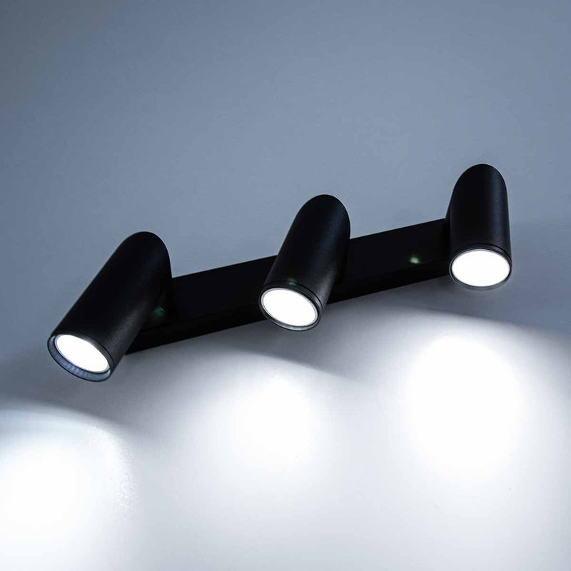 Spot Piere Sobrepor Triplo Direcionável c/ Canopla p/ MR16 6345 Nordecor ST3227