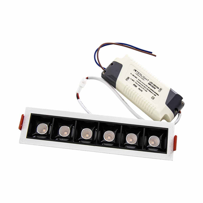 Spot LED Embutir Picco 14W 2700K IRC90 Preto/Branco 4993 ST3228