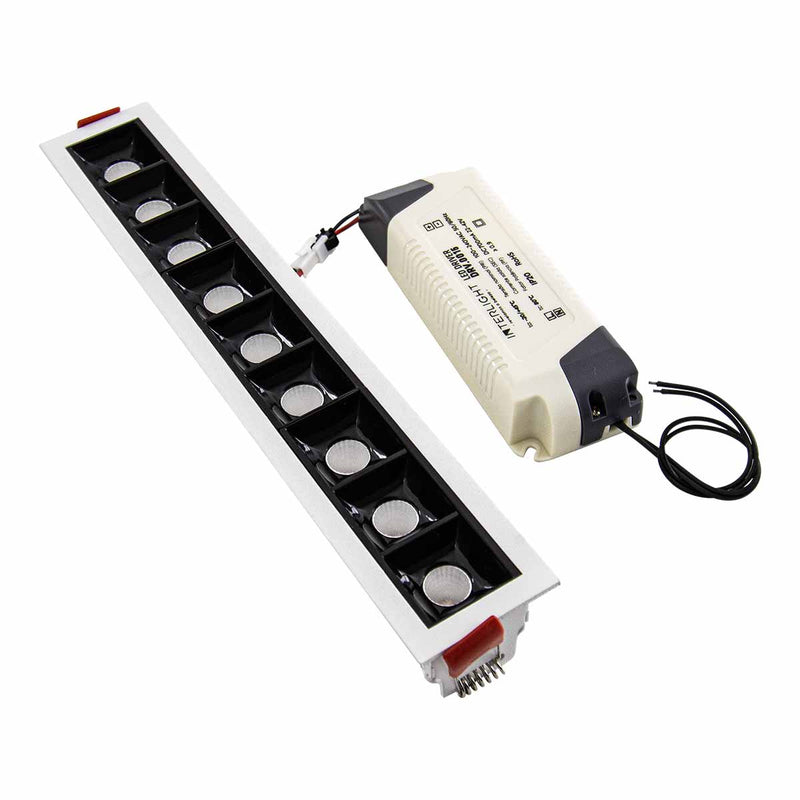 Spot LED Embutir Picco 21W 2700K IRC90 Preto/Branco 4899 ST3228
