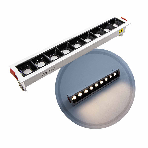 Spot LED Embutir Picco 21W 2700K IRC90 Preto/Branco 4899 ST3228