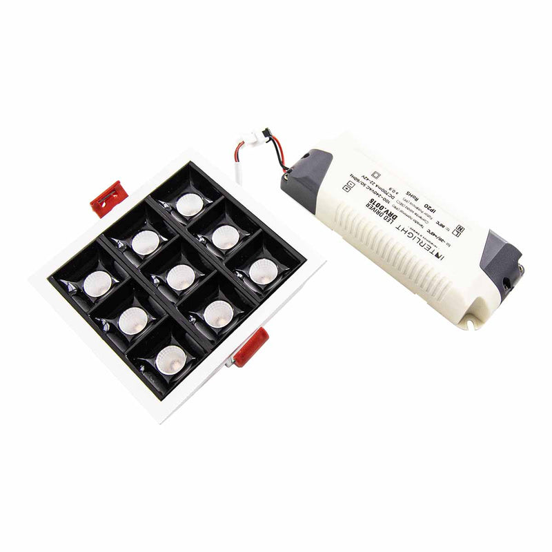 Spot LED Embutir Picco 21W 2700K IRC90 Preto e Branco 4994 ST3228