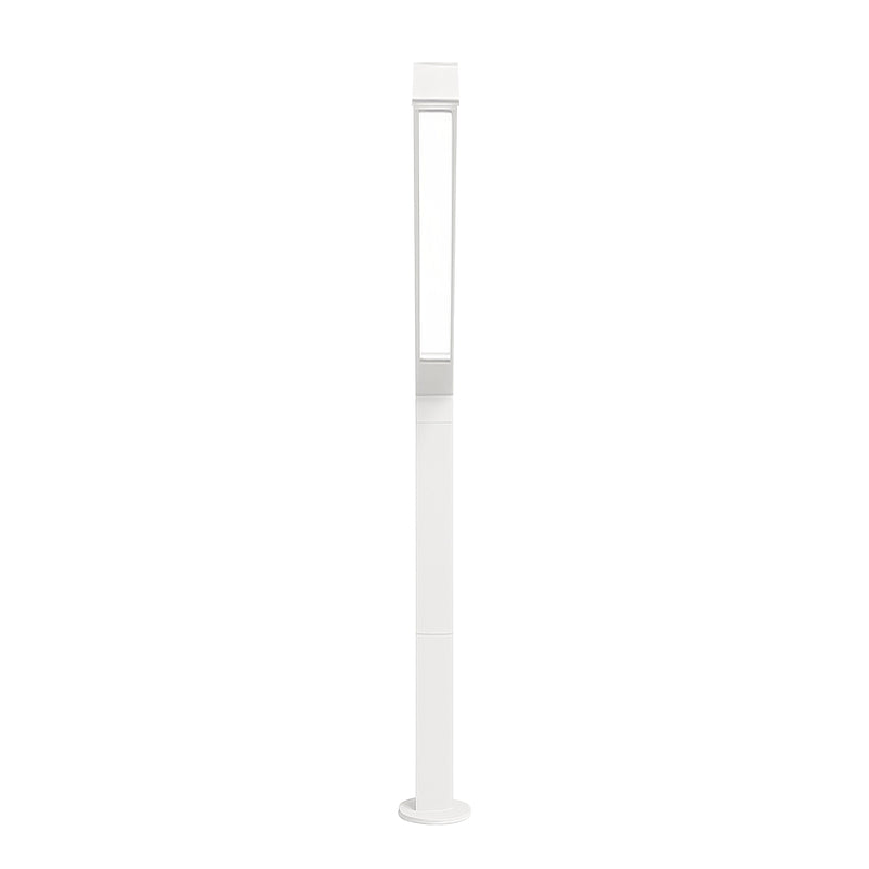Poste Balizador Luminária Jardim Externo Ravi Max T8 St3168 - Branco