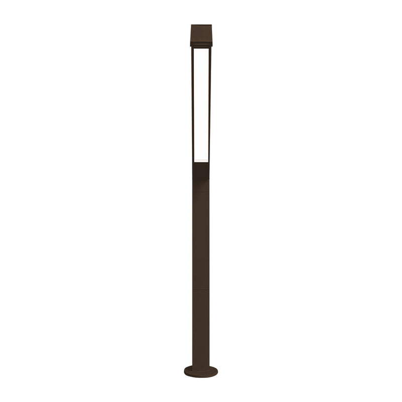 Poste Balizador Luminária Jardim Externo Ravi Max T8 St3168 - Marrom
