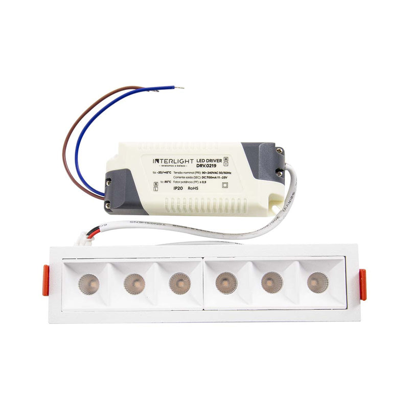 Spot LED Embutir Picco 14W 2700K IRC90 Branco 4993 ST3228