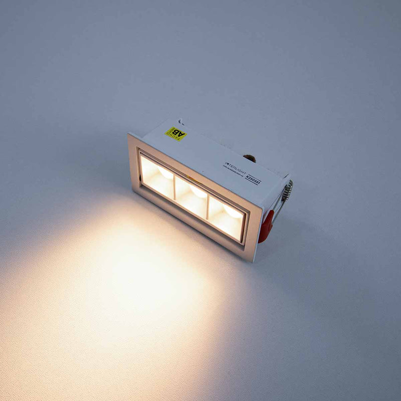Spot LED Embutir Picco Branco 7W 2700K Foco Orientável 4582 ST3228