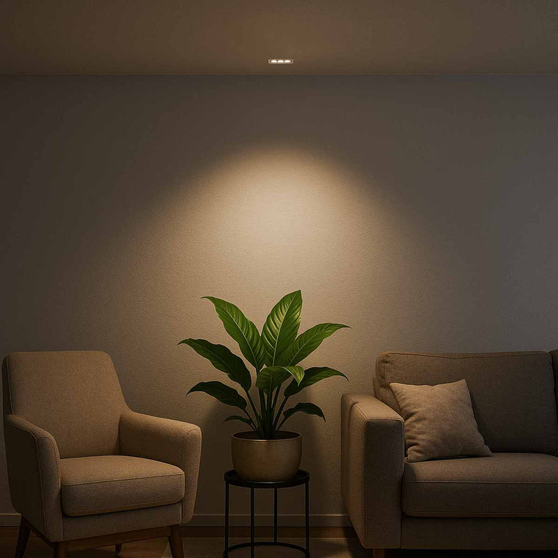 Spot LED Embutir Picco Branco 7W 2700K Foco Orientável 4582 ST3228