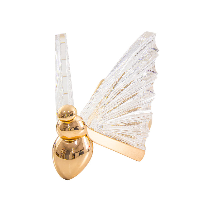 Arandela Borboleta de Parede LED 6W 3000K Dourado LUS-604 ST3247