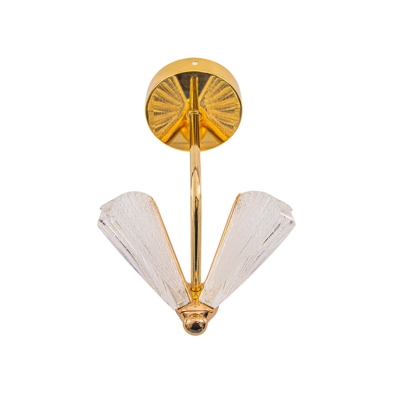 Arandela Borboleta de Parede LED 6W 3000K Dourado LUS-604 ST3247