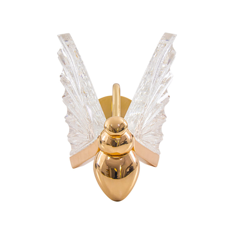 Arandela Borboleta de Parede LED 6W 3000K Dourado LUS-604 ST3247