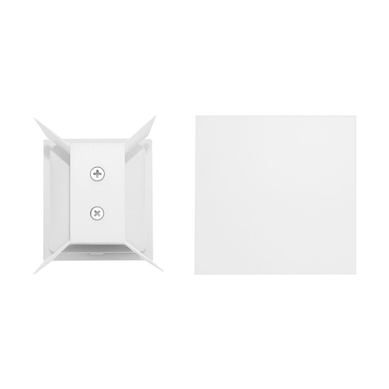 Arandela LED 6W Navi Cubo 2 Fachos 0 a 90° 3000K Branco Externa ST3242