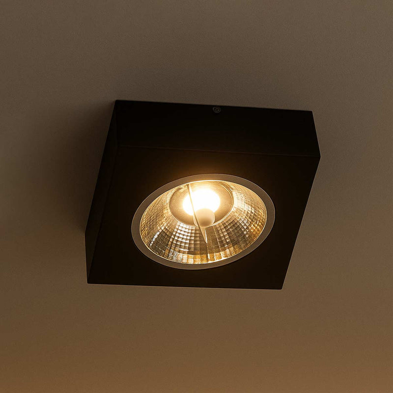Spot Luminária Semi Embutido Fast Em Alumínio P/ AR111 Starlumen ST3231