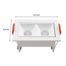 Spot LED Embutir Picco 5W 2700K IRC90 Branco 4892 ST3228 *