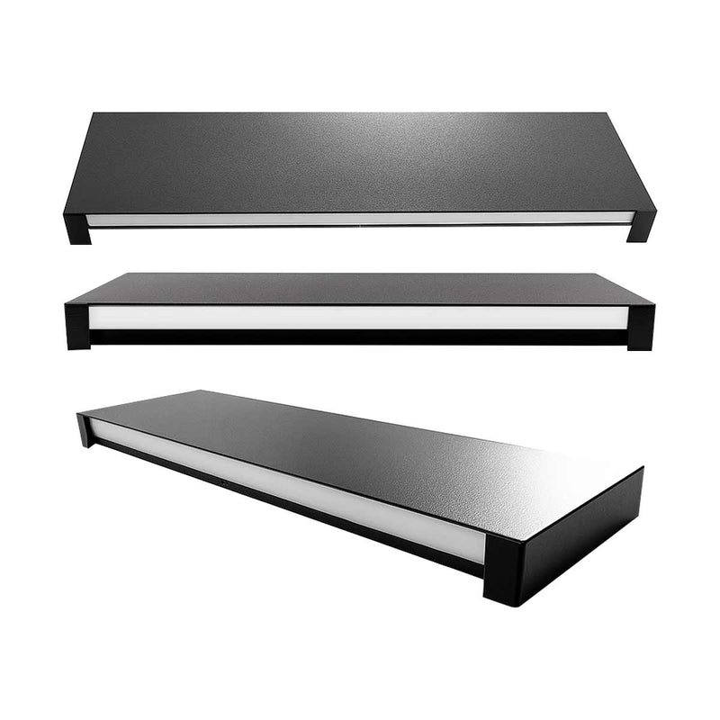 Arandela LED Perfil Flush Wall 24W Luz Quente Bivolt Starlumen ST3233 - Preta