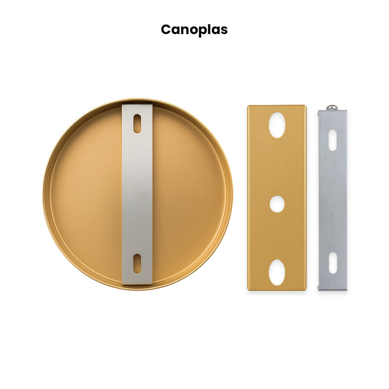 Arandela Tubo Cilindro Cyla 30cm Champanhe 2 fachos p/ MR11 Starlumen ST2773