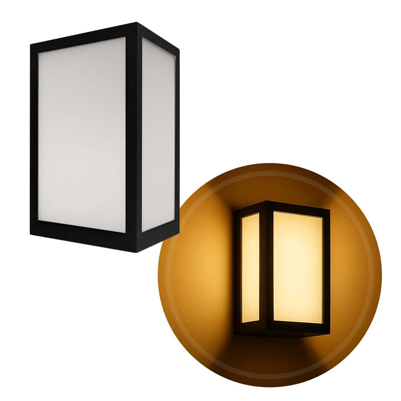 Arandela Luminária Vitra 3 Vidros Fosco Externa 1xE27 Starlumen ST2953