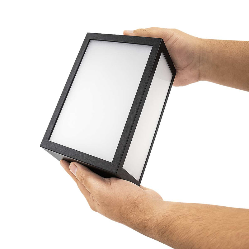 Arandela Luminária Vitra 3 Vidros Fosco Externa 1xE27 Starlumen ST2953
