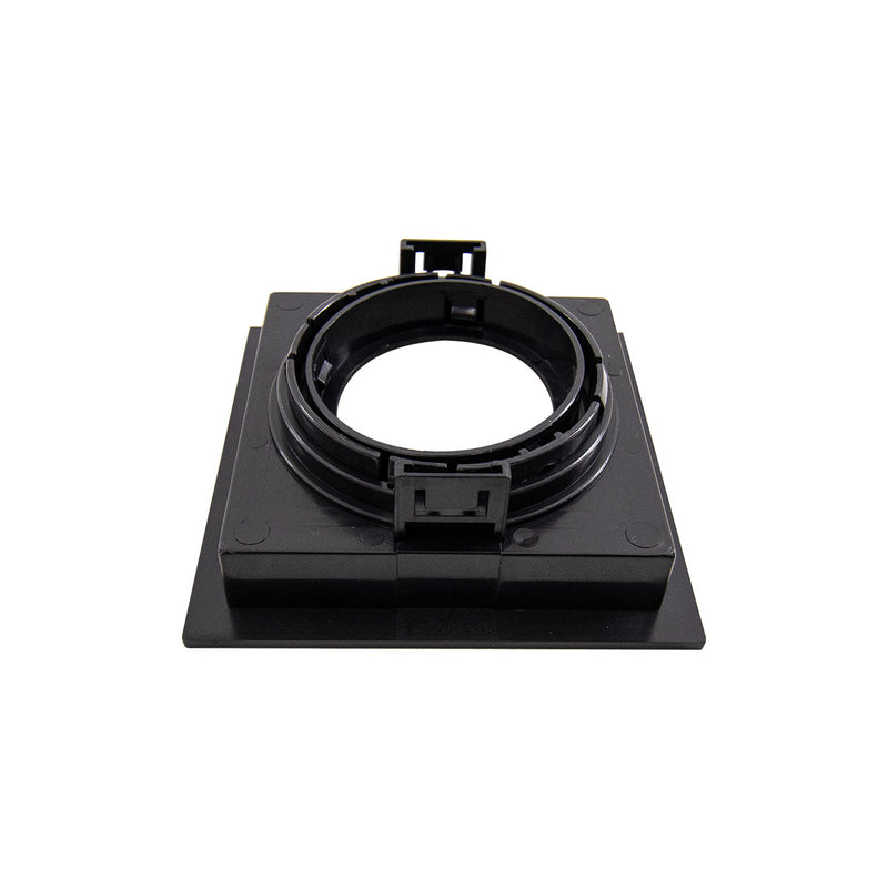 Spot Embutir Loyo Quadrado Preto P/MR16 IP20 Policarbonato 6821 Nordecor ST3235