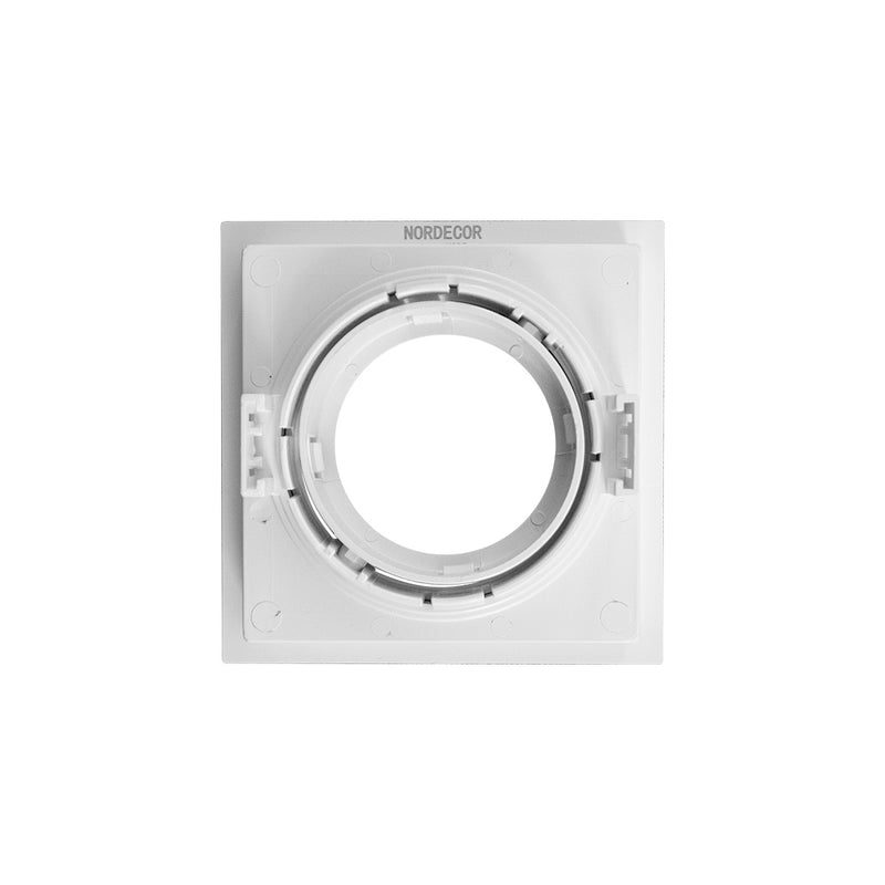 Spot Embutir Loyo Quadrado Branco P/ PAR20 IP20 Policarbonato 6826 Nordecor ST3235