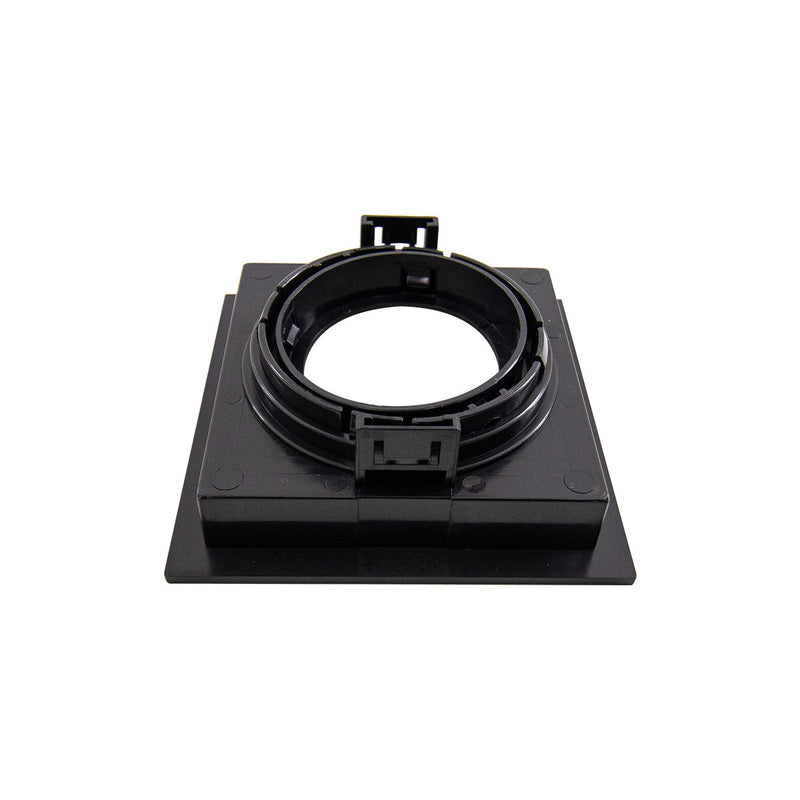 Spot Embutir Loyo Quadrado Preto P/ PAR20 IP20 Policarbonato 6827 Nordecor ST3235