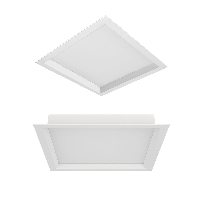 Painel Plafon LED Embutir Recuado Kais 24W 4000k 120° Branco Nordecor ST3145