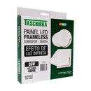 Painel Plafon LED Frameless Sobrepor 36W Branco Neutro 4000k Quadrado Efeito Infinito Taschibra ST3245