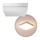Painel Plafon LED Frameless Sobrepor 18W Branco Neutro 4000k Quadrado Efeito Infinito Taschibra ST3245