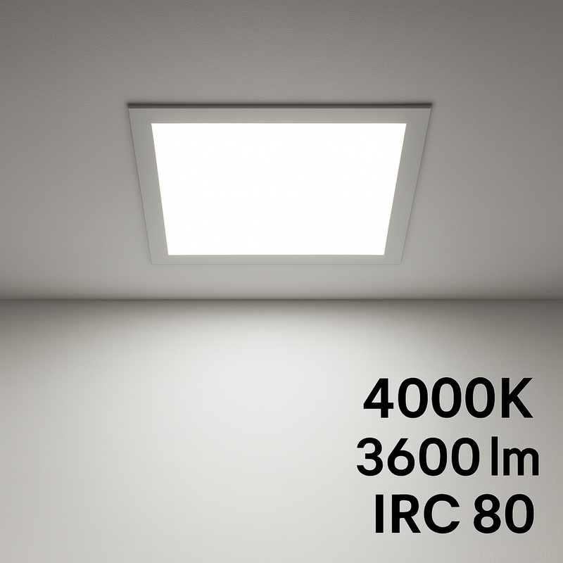kit 2 Painel Plafon Led 40w Embutir 40x40cm 4000k St1453