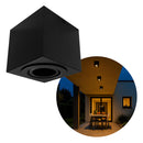 Spot Plafon Box 1 Foco E27 Alumínio Sobrepor Moderna Starlumen ST3236 - Preto