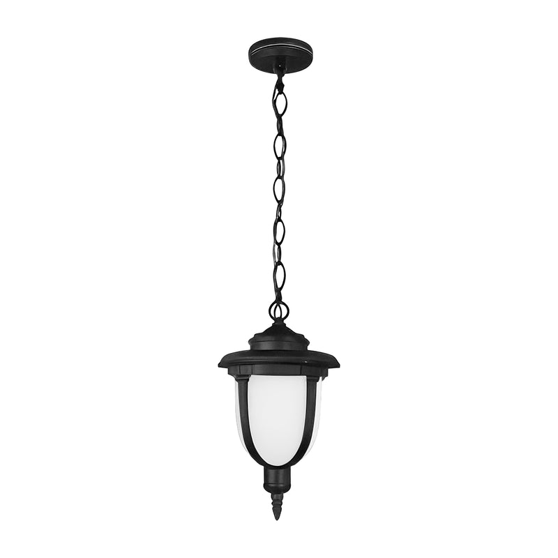 Pendente Colonial Toulouse Class Preto C/ Vidro Tipo Murano AC210T ST3002