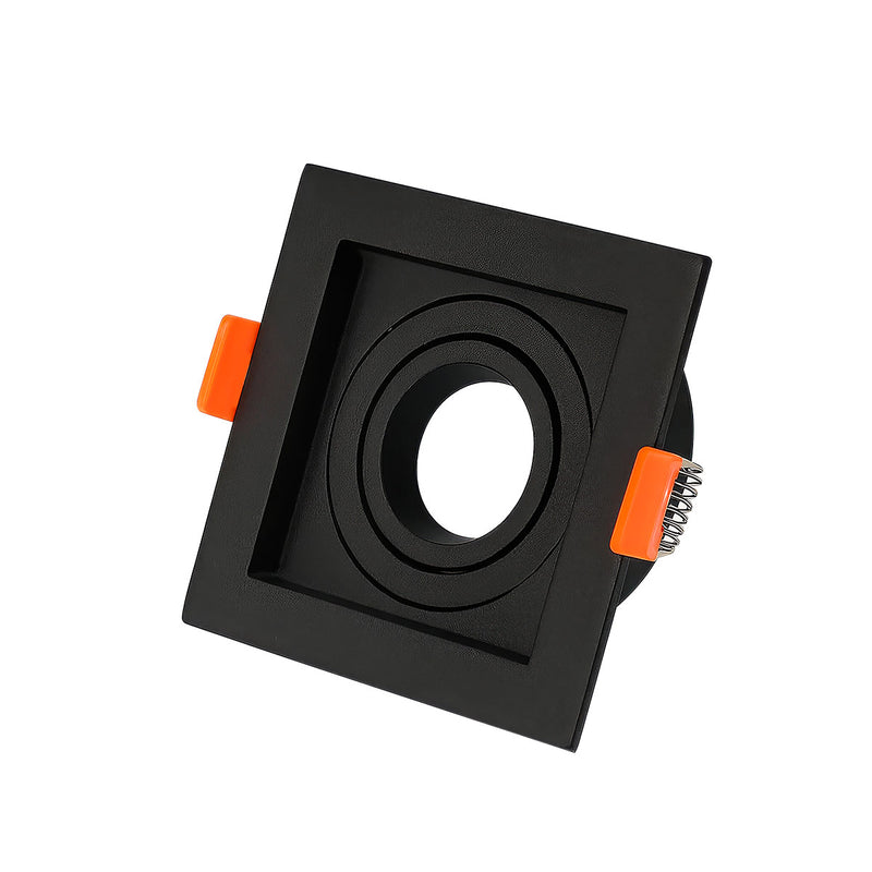 Spot Embutir Quadrado Recuado Foco Orientável ABS p/ MR11 GU10 Delis ST3249
