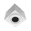 Spot Plafon Box 1 Foco E27 Alumínio Sobrepor Moderna Starlumen ST3236 - Branco