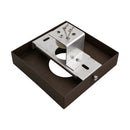 Spot Semi Embutido Fast Quadrado em Alumínio p/ MR16 GU10 Starlumen ST3148