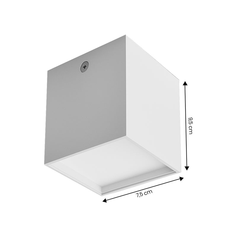 Spot Luminária LED Sobrepor 12W Luz Quente IRC90 Moderno Delis ST3257 - Branco