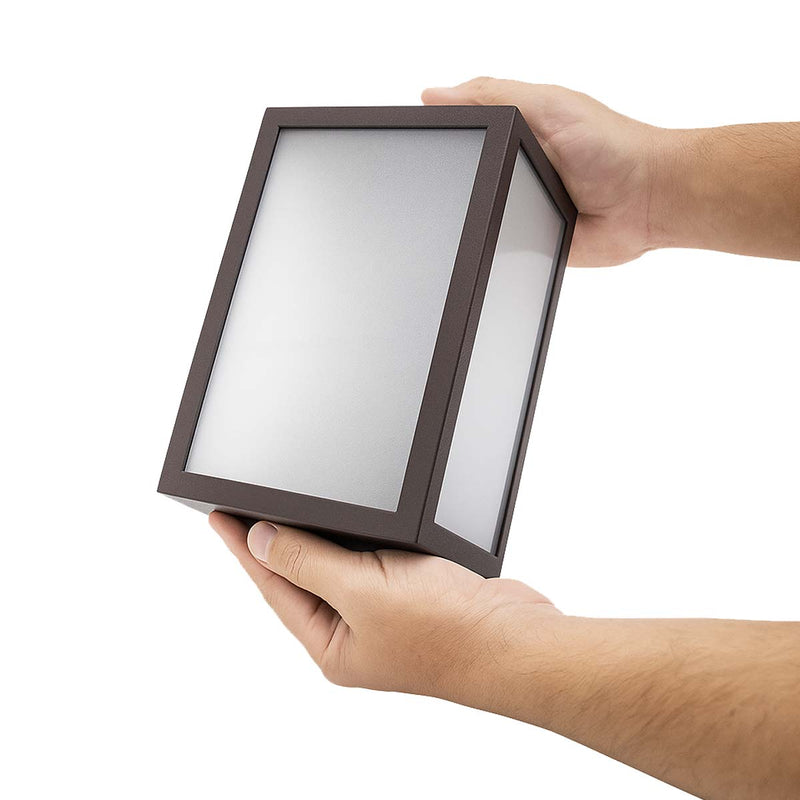 Arandela Luminária Vitra 3 Vidros Fosco Externa 1xE27 Starlumen ST2953